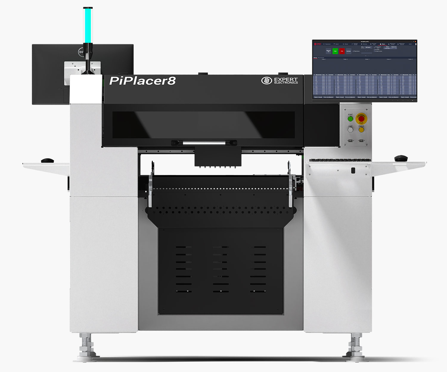 PiPlacer8 с базой питателей Yamaha CL  — общий вид